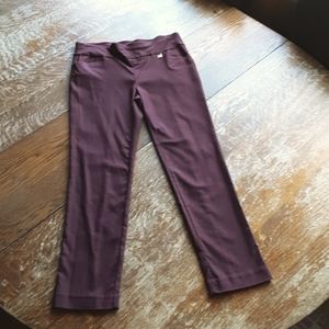 Anne Kline  pull-on full length straight leg pants